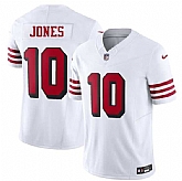 Men & Women & Youth San Francisco 49ers #10 Mac Jones New White 2025 F.U.S.E. Vapor Untouchable Limited Stitched Jersey,baseball caps,new era cap wholesale,wholesale hats
